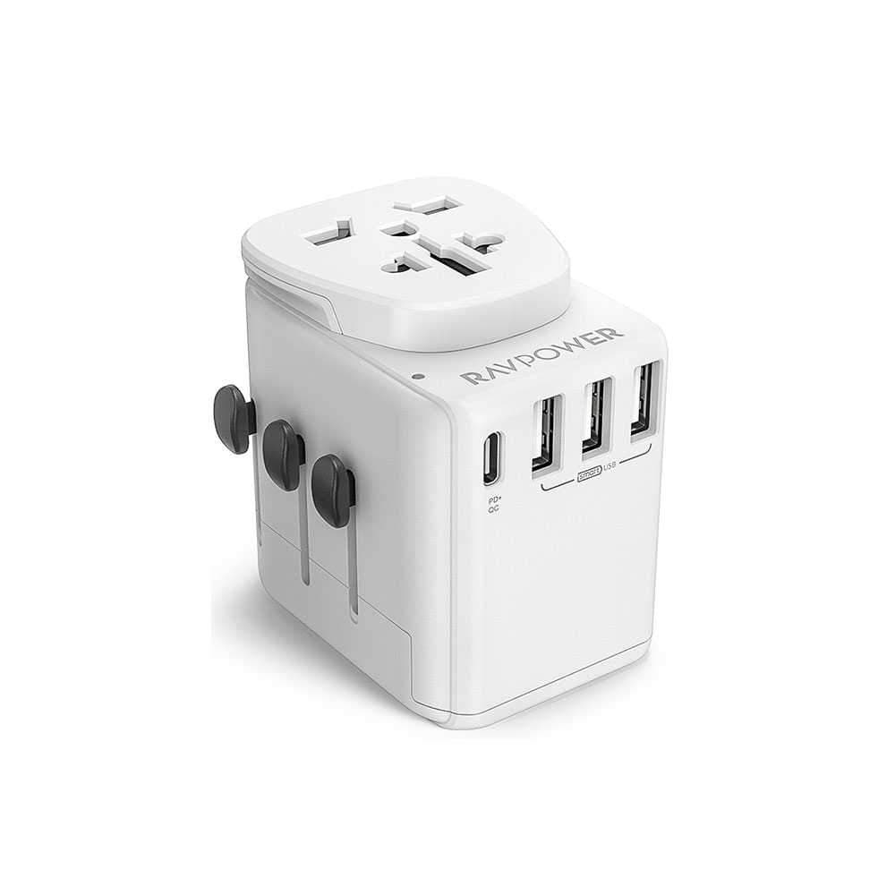 Ravpower Universal 4-Port Travel Charger 30w - White