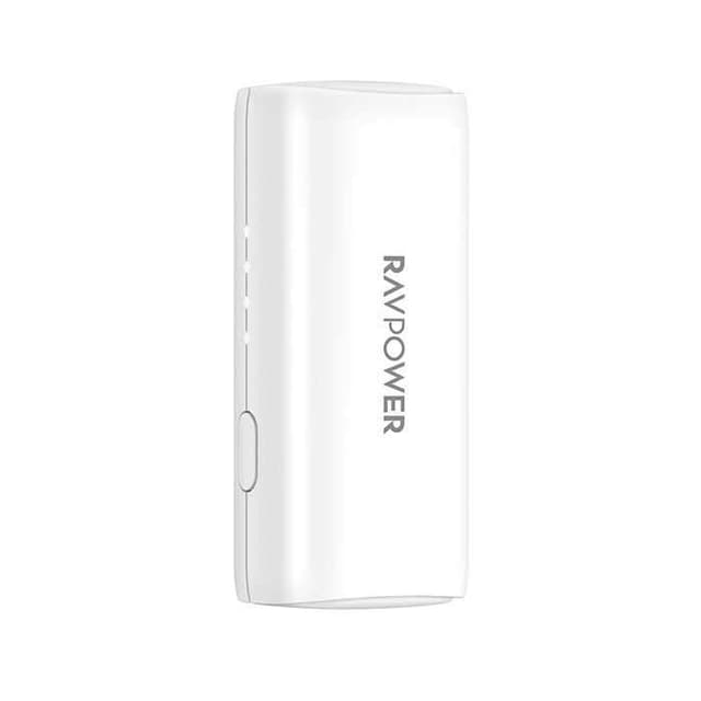 ravpower portable power bank 3350mah with ismart qc white
