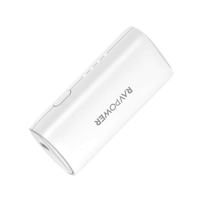 ravpower portable power bank 3350mah with ismart qc white