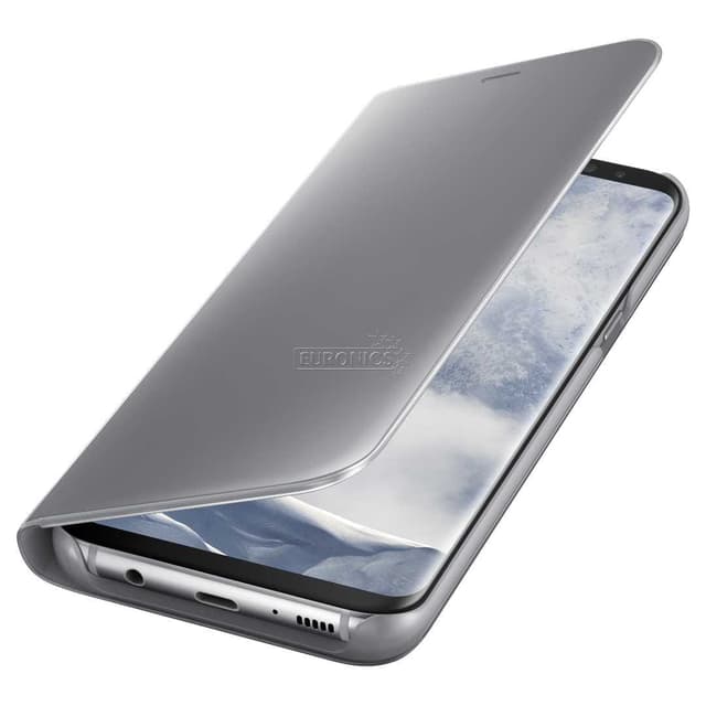 كفر جوال سامسونج جالكسي اس 8 بلس رمادي سامسونج Samsung Galaxy S8+ Clear View Standing Cover - 553605