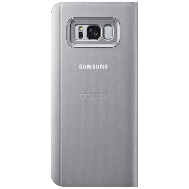 كفر جوال سامسونج جالكسي اس 8 بلس رمادي سامسونج Samsung Galaxy S8+ Clear View Standing Cover - 553606