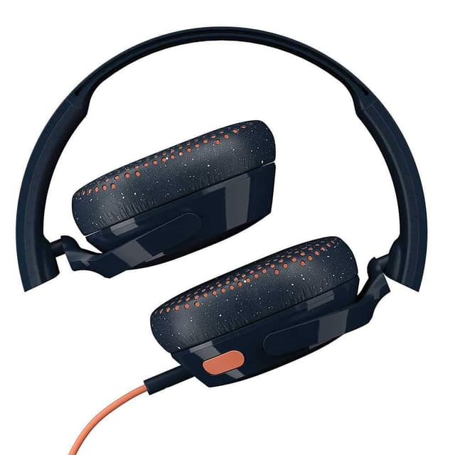 سماعات بلوتوث سلكية بميكرفون قابلة للطي تحكم في مستوى الصوت ريف سكل كاندي Skullcandy Riff S5PXY-L636 Volume Control Foldable Ear Headphones