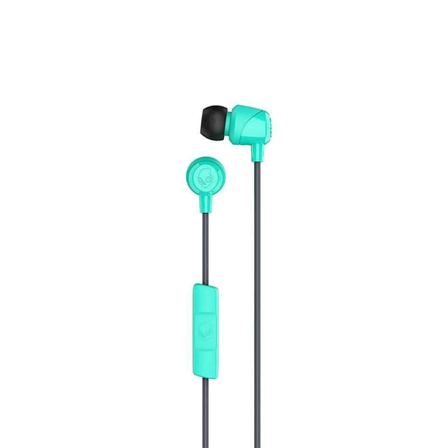 skullcandy jib in ear headphones with mic black blue