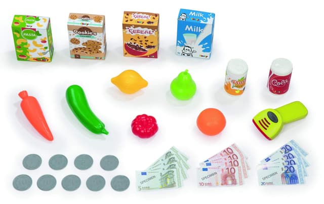 smoby market with 34 accessories