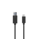 كيبل لون أسود SONY Charging Cable USB 3.1 USB-A to USB-C, High speed data transfer (10Gbps)