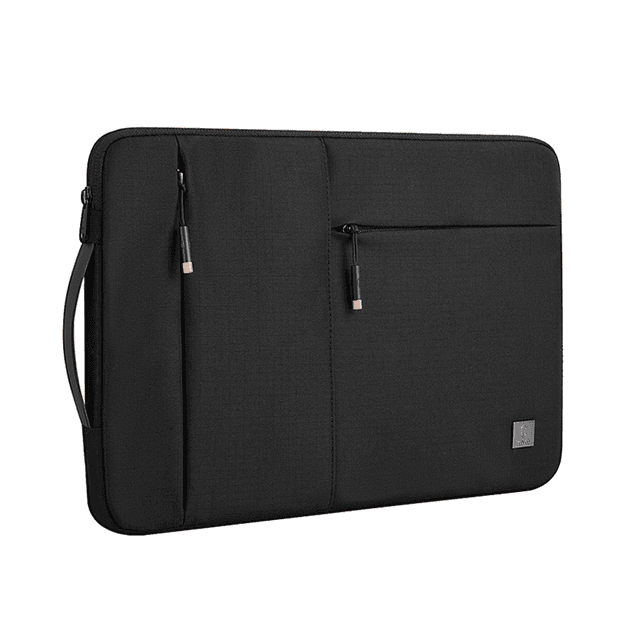 حقيبة اللابتوب العملية WIWU LAPTOP BAG 15.4" ALPHA SLIM SLEEVE BAG (FIT 16" MACBOOK) - BLACK