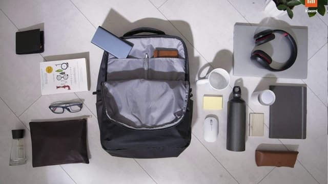 حقيبة ظهر عصرية وأنيقة من شاومي - أسود