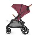 عربة لون خمري Kinderkraft GRANDE LX