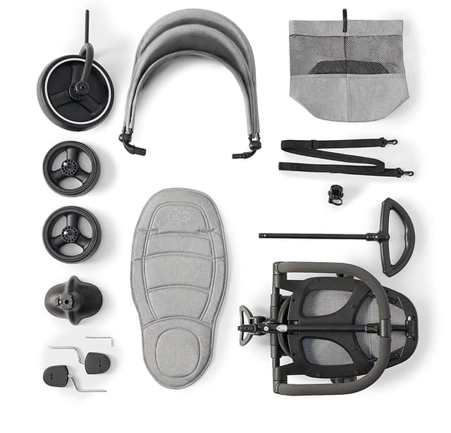 دراجة ثلاثية العجلات لون رمادي Kinderkraft JAZZ