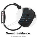 سوار ساعة ابل 40 ملم ايلجو أسود Elago Premium Fluoro Rubber Strap For Apple Watch