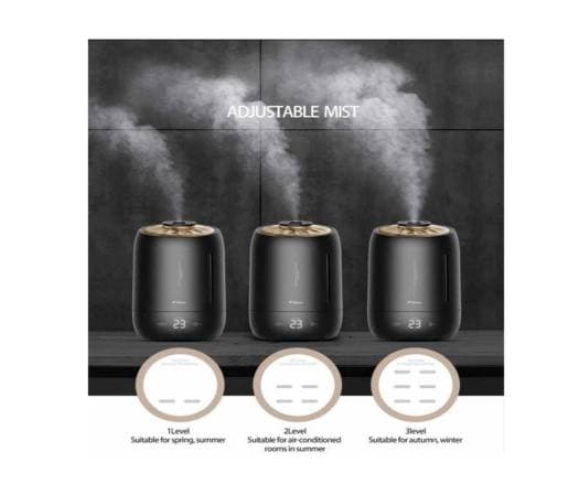 Xiaomi Deerma F600 Mute Ultrasonic Air Humidifier Aromatherapy Oil Diffuser Humidifier 5L Intelligent Constant Humidity For Home Office