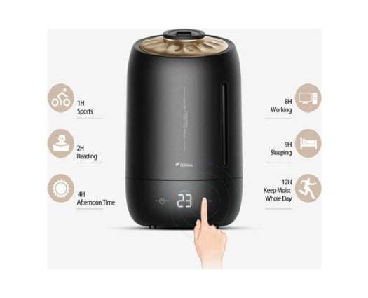 Xiaomi Deerma F600 Mute Ultrasonic Air Humidifier Aromatherapy Oil Diffuser Humidifier 5L Intelligent Constant Humidity For Home Office