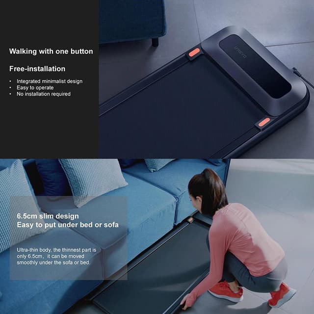 Xiaomi Urevo U1 Fitness Walking Machine Ultra Thin Smart Treadmill