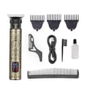 T-Shape Barber Hair Clipper Trimmer New Style Usb Recargeable LCD Screen Household Men Hair Cut Machine