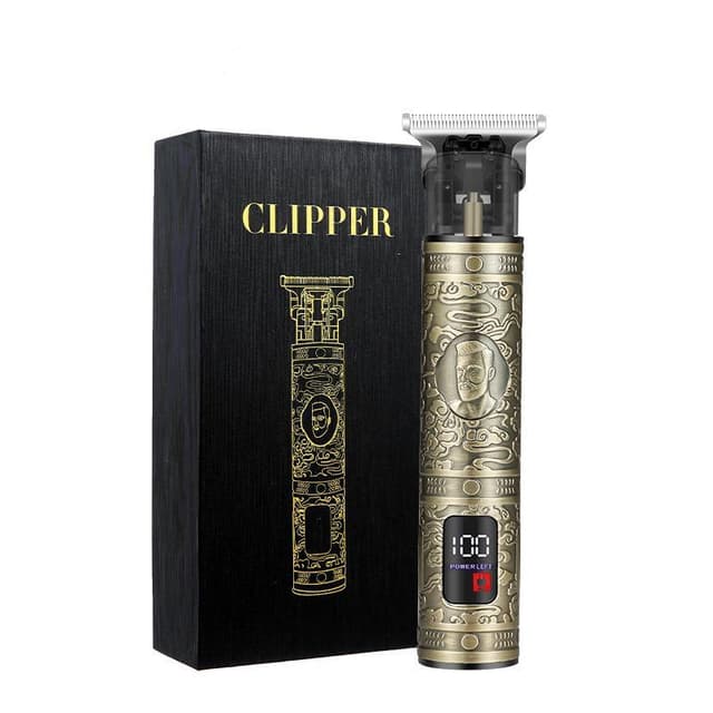 T-Shape Barber Hair Clipper Trimmer New Style Usb Recargeable LCD Screen Household Men Hair Cut Machine