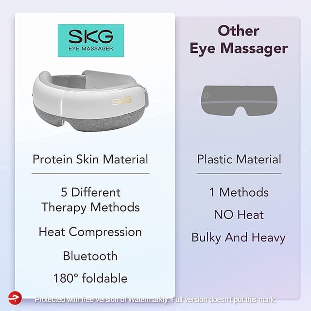 SKG Eye Massager with Heat Compression