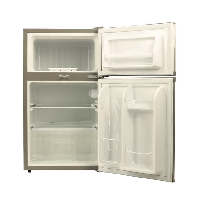 Geepas 125l Doubledoor Silver Defrost Refrigerator1x1