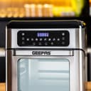 Geepas Compact Powerful 1500W 9 In 1 Air Fryer Oven with 10L Capacity & 9 Preset Functions GAF37518