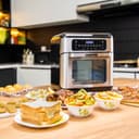 Geepas Compact Powerful 1500W 9 In 1 Air Fryer Oven with 10L Capacity & 9 Preset Functions GAF37518