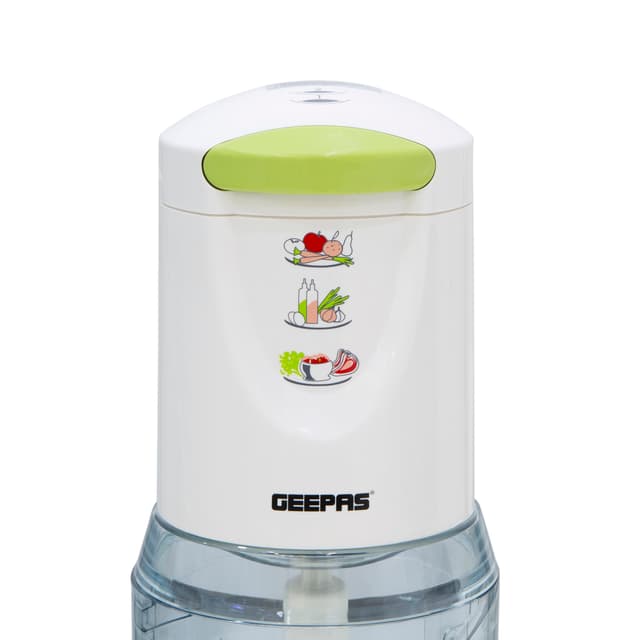 Geepas GC5477 400W Multi Chopper - 500ML Jar Capacity, 4 Stainless Steel Blades, 2 Speed, Mini Food Processor- Perfect for Blending & Chopping Fruits, Vegetables & More
