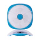 Geepas GF969-OR 14'' Rechargeable Fan - Personal Portable Fan with 20Pcs Bright LED Light & 3-Speed Electric USB Travel Fan for Office, Home and Travel Use