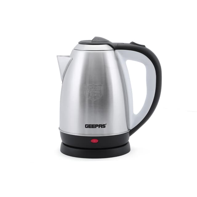 Geepas Electric Kettle - 1.8 L - Stainless Steel - 1500 W
