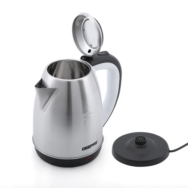 Geepas Electric Kettle - 1.8 L - Stainless Steel - 1500 W