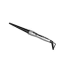 Geepas Instant Pro Curling Iron - Thin Curling Wand, Slim Curling Wand for Short & Long Hair, Ceramic Barrel Curling Wand Multi Voltage Hair Curler with Adjustable Temperature Led Display