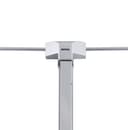 Geepas GHW65035 Double Door Panic Device - Heavy Duty Door Push Bar Panic Bar Exit Device Emergency Lock Commercial Grade 1 For Wood Metal Single Door Lock