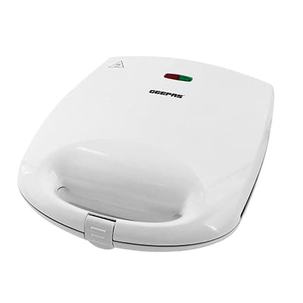 Geepas 12 Pcs Donut Maker 1400W - Non-Stick, Skid Resistant Feet - Power-On Lights - Ideal for Parties, Breakfast, Outings and more - 2 Years Warranty