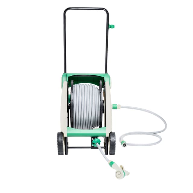 بكرة خرطوم ماء 40 متر مع رشاش GeepasWater Hose Reel