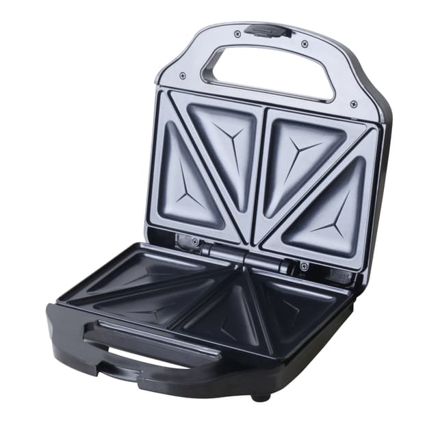 Geepas Portable Powerful 700W 2 Slice Grill Maker with Non-Stick Plates GGM6002