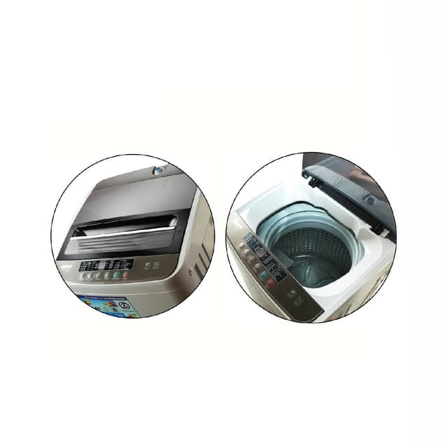 Geepas Fully Automatic Top Loaded Washing Machine 6kg - Auto-Imbalance, Gentle Fabric Care, Turbo Wash, Anti Vibration & Noise, Child Lock, Stainless Steel Drum