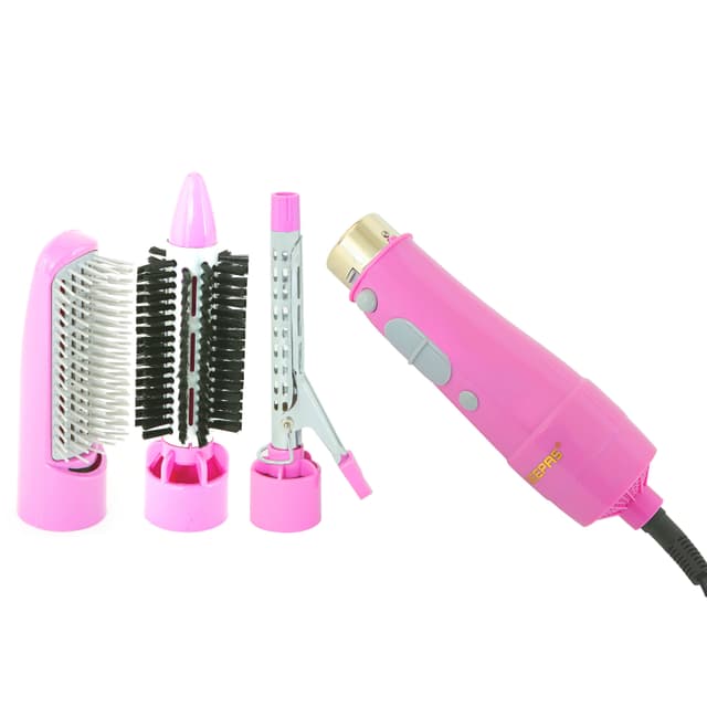 Geepas GH714 4-in-1 Hair Styler - 2 Speed Settings, Overheat Protection, 360 Swivel Cord & Cool Function - Multi-Functional Salon Hair Styler - 2 Years Warranty