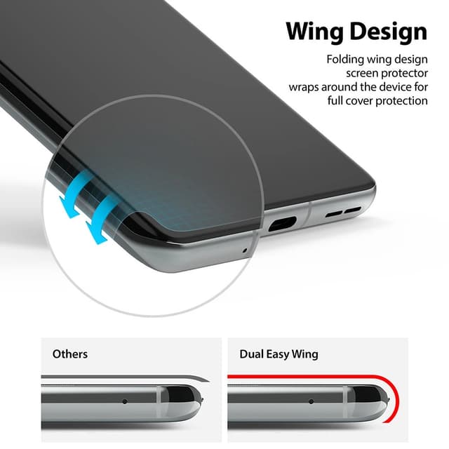 لصاقة حماية الشاشة Dual easy wing - Ringke لهاتف OnePlus 9 Pro