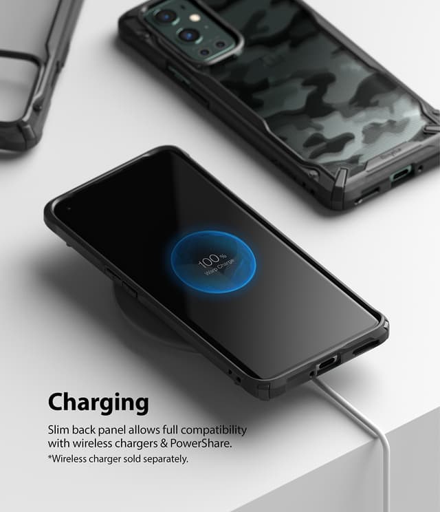 كفر حماية للموبايل  Ringke Case Compatible with OnePlus 9 Pro  - Black