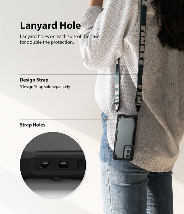 كفر حماية للموبايل  Ringke Case Compatible with OnePlus 9 Pro  - Black