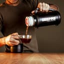 Geepas GSVB4111 Vacuum Flask, 1.5L - Stainless Steel Vacuum Bottle Keep Hot & Cold Antibacterial topper & Cup - Perfect for Outdoor Sports, Fitness, Camping, Hiking, Office, School - 2 Year Warranty