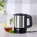 غلاية ماء كهربائية Geepas 1350W 1.0L Travel Electric Kettle - Stainless Steel Housing, Boil-Dry & Overheat Protection