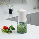 Geepas GC5477 400W Multi Chopper - 500ML Jar Capacity, 4 Stainless Steel Blades, 2 Speed, Mini Food Processor- Perfect for Blending & Chopping Fruits, Vegetables & More