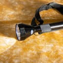 Geepas GFL4653 Rechargeable LED Flashlight 470mm - LED Torch Light - Built-in 5D Battery - Long Distance Range with Big Reflector - Powerful Torch for Indoor & Outdoor Activities - 380770