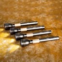 Geepas 4 In 1 Rechargeable Waterproof LED Flashlight - 330 Lumens Super bright Light with 2 Hours Continuous Working- Ideal for Campinf, Trekking, Patrolling & More