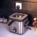 قلاية زيت كهربائية 1.5 لتر غير قابلة للإلتصاق جيباس Geepas Compact Powerful Non-stick Coating