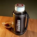 Geepas GSVB4111 Vacuum Flask, 1.5L - Stainless Steel Vacuum Bottle Keep Hot & Cold Antibacterial topper & Cup - Perfect for Outdoor Sports, Fitness, Camping, Hiking, Office, School - 2 Year Warranty
