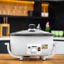 Geepas Coffee Roaster, Roasts 750gms Of Coffee at A Time, GCR63038 - Temperature Control - Toughened Glass Lid - 800w Power - Easy Handling Design, Control Switch for Easy Operating, Automatic Coffee Roaster