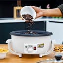 Geepas Coffee Roaster, Roasts 750gms Of Coffee at A Time, GCR63038 - Temperature Control - Toughened Glass Lid - 800w Power - Easy Handling Design, Control Switch for Easy Operating, Automatic Coffee Roaster