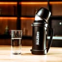 Geepas GSVB4111 Vacuum Flask, 1.5L - Stainless Steel Vacuum Bottle Keep Hot & Cold Antibacterial topper & Cup - Perfect for Outdoor Sports, Fitness, Camping, Hiking, Office, School - 2 Year Warranty