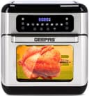 Geepas Compact Powerful 1500W 9 In 1 Air Fryer Oven with 10L Capacity & 9 Preset Functions GAF37518
