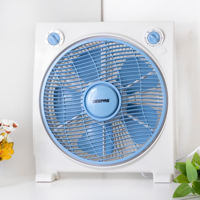مروحة Geepas  Box Fan - 3 Speed, 60 Minutes Timer