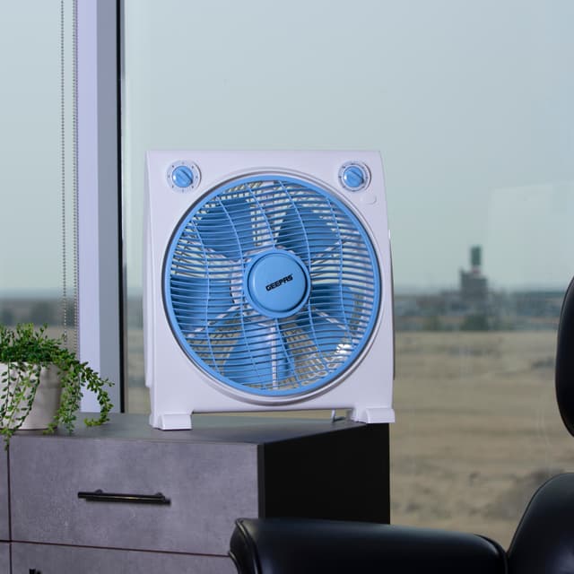 مروحة Geepas  Box Fan - 3 Speed, 60 Minutes Timer